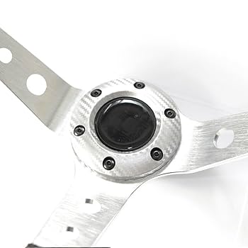 ディープコーン　ステアリング　ドリフトハンドル　35Φ　シルバー【2335】 Amazon | ディープコーン ステアリング ドリフトハンドル 35Φ